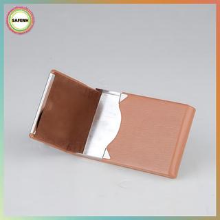 Hộp đựng danh thiếp bằng da Pu di động SAFENH có nhiều màu phù hợp VN