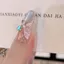 Beyond Wings Shuangfei Miếng Dán Tay Mắt Mèo Tính Khí Quang Trị Liệu Móng Tay Trắng Móng Tay Phong Cách Phù Hợp Với Nhấp Nháy Bướm