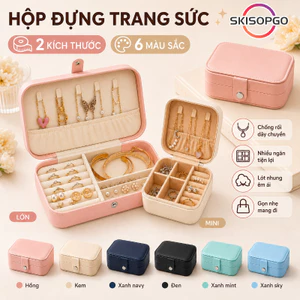 Hộp đựng Trang Sức Du Lịch, Có Ngăn Tiện Lợi, Hộp Nữ Trang Bọc Da Sang Trọng, Hộp đựng đồ Phụ Kiện