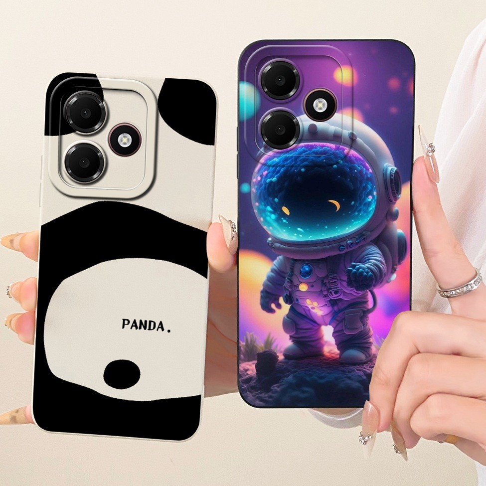Dành Cho Oppo A6c Ốp Lưng Silicon Thời Trang Sang Trọng Hoa Mèo Dễ Thương Sơn Vỏ Cho Oppo CPH2895