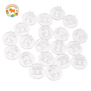 CANAMEK 20 Cái / lốc Đế Thẻ Nhựa Trong Suốt Cho Trò Chơi Board Thẻ Chủ Phụ Kiện Trò Chơi CSF