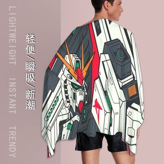 Hoạt Hình Hoạt Hình Anime Gundam Khăn Tắm Nam Dạo Phố Thể Dục Thể Thao Lau Mồ Hôi Bơi Đi Biển Bọc Khăn Nhanh Khô Thấm Hút Khăn Lớn