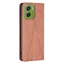 Ốp Lưng Cao Cấp Cho Motorola Moto G06 G56 G35 G55 G85 G04 G24 G34 G14 G84 G54 E13 G73 G53 G23 G13 E20 Edge 50 Pro 5G Retro Ví Khe Cắm Thẻ Da Da Flip Stand Bảo Vệ Vỏ