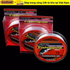 SUNKISSD 100m 100% Fluorocarbon Nylon PA Dây Bền Mạnh Dây 0.8-6LB Dây Đơn