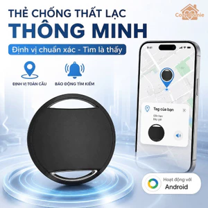 Thiết bị định vị GPS Mini định vị chính xác tương thích Android cảnh báo quên đồ dành cho trẻ người