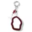 Tweeduj Tinh Tế Tính Khí Trái Tim Đỏ Nơ Quyến Rũ Móc Khóa Đa Năng Điện Thoại Mặt Dây Chuyền Thời Trang Bapa Treo Trang Trí Phụ Kiện Quà Tặng VN
