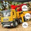 Nhíp 1: 32 Bơm Bê Tông Tru Đồ Chơi Xe Diecast Meatl Xe Mô Hình Kéo Ba Âm Thanh & Ánh Sáng Thu Nhỏ Bộ Sưu Tập Quà Tặng Cho Bé Trai Kid VN