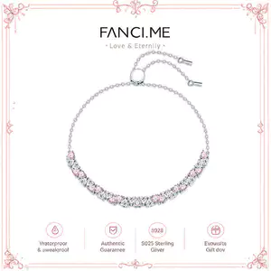 FANCIME “Lãng Mạn Đầy Sao ” Vòng Tay Bạc Sterling Tennis