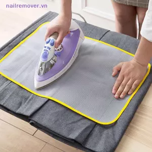 Tấm bảo vệ ủi nhiệt độ cao Tấm ủi lưới gia đình Tấm ủi vải cách nhiệt bảo vệ chống lại miếng dán ép MỚI