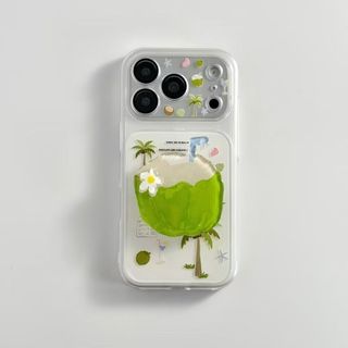 Ốp lưng cây dừa mùa hè, quả dừa, phù hợp iPhone 17/16/15/14/13/12 ProMax, độc đáo