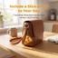 FUHUIOT Foods Clicker Móc Chìa Khóa, Trứng Chiên In 3D Pizza Cookie Clicker, Trứng Đôi Chống Thấm Nước PLA Mô Phỏng Bánh Cảm Giác Clicker Đồ Chơi Hàng Ngày