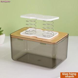 Hộp đựng khăn giấy CORESSPACE, pallet lò xo màu trắng, đáy đàn hồi nhựa, phụ kiện vẽ giấy