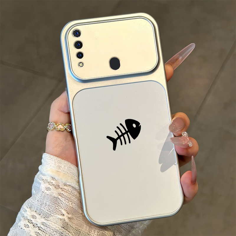 Ốp Lưng PBZZ Cho OPPO A31 2020 Vỏ Điện Thoại Lo Âu Vỏ Mềm Silicon Chống Sốc Thiết Kế Mới Thẩm Mỹ Cặp Đôi Mèo Hoạt Hình Dễ Thương DSCYGT1