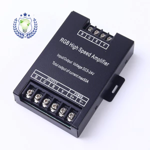 ICPN LED 30A 50a 400w RGB Vỏ sắt Bộ khuếch đại tín hiệu Repeater Dải đèn