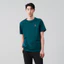 Áo Thun Nam HLA Ngắn Tay Trơn Basic In Nhiệt, Cotton Thoáng Khí, Co Giãn Thoải Mái