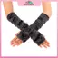 MYPANDA 1 Đôi Găng Tay Ngón Gothic Gợi Cảm Găng Tay Halloween Rách Lỗ Trang Trí Găng Tay Cosplay Cho Người Lớn.