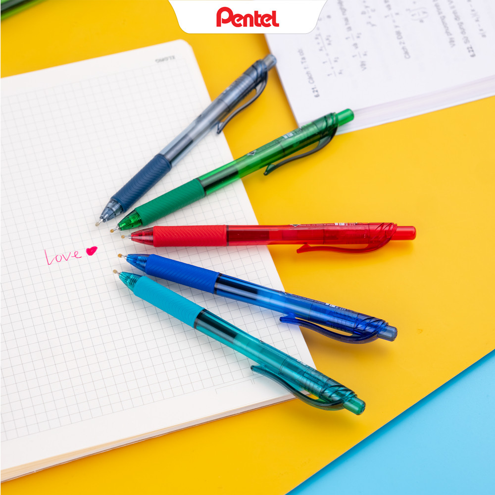 Bút bi Pentel BLN105 viết trượt mượt nhanh khô nhiều màu lựa chọn