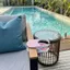 Kẹp giữ cốc FANIELLAPOWELL, ABS Dễ dàng cài đặt Giá đỡ đồ uống kẹp, Họa tiết sọc an toàn Giá đỡ chai để bàn nhẹ Dã ngoại ngoài trời