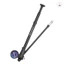 Máy bơm xe đạp hợp kim nhôm di động 400PSI Máy bơm hơi áp suất cao với vòi phun kép và đồng hồ đo chính xác cho xe đạp đường núi