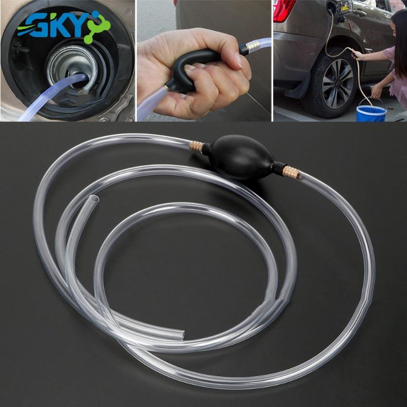 GKY Hướng Dẫn Sử Dụng Syphon Bơm Nước Dầu Lỏng Tay Siphon Vòi Tự Động Truyền Nhiên Liệu Linh Hoạt Bộ Ống Cho Cắm Trại Ngoài Trời GKY