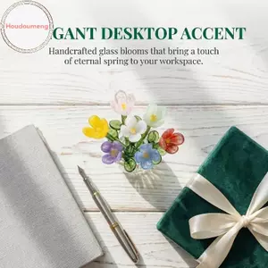 Hooudou 6 / 7 Chiếc Mô Phỏng Hoa Thủy Tinh Thực Tế Tuyệt Đẹp Cây Nhân Tạo Cho Nhà Và Bàn Tươi Trang Trí Quà Tặng VN
