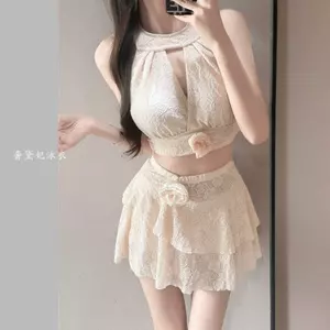 2026 Phong cách mới bikini hoa ba chiều gợi cảm bikini đi biển Bộ đồ bơi xẻ cao cấp dành cho nữ