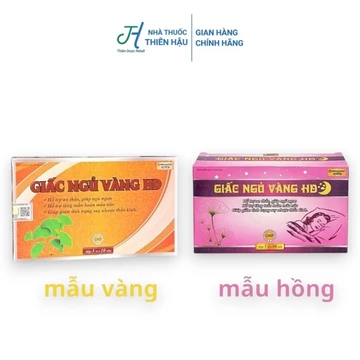 Viên Uống Giấc Ngủ Vàng HD Hỗ Trợ Ngủ Ngon & Tăng Tuần Hoàn Não Hộp 30 Viên - Nhà Thuốc Thiên Hậu
