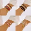 Phong Cách Bohemian Hạt Cơm Mềm Vỏ Gốm Sao Biển Nhiều Lớp Xếp Chồng Vòng Tay Bộ Bên Biển Kỳ Nghỉ Mảnh Tiện Dụng Cụ