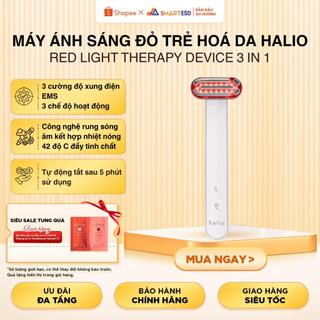 Máy Ánh Sáng Đỏ Giúp Trẻ Hoá Da Halio Red Light Therapy Device 3 in 1 - Hàng Chính Hãng