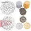 AqToCna 50 Chiếc Đồng Filigree Hoa Kết Nối Thủ Công DIY Trang Sức Làm Phụ Kiện AqToCna