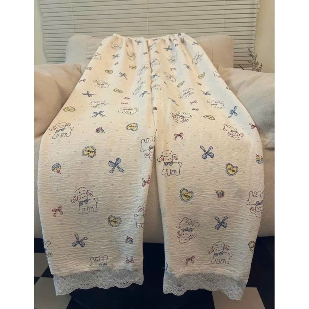 Bộ quần dài kity màu hồng +phối áo CROPTOP hình nơ đá cute đáng yêu-thoitrangthubio