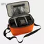 apill Túi đựng ống kính máy ảnh Hộp đựng máy ảnh DSLR chống nước Bộ tổ chức lưu trữ có đệm chống sốc có ngăn nylon di động cho máy ảnh SLR (Màu cam)
