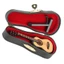 WANYEDI 3 Mô Hình Đàn Guitar Thu Nhỏ, Chất Liệu Gỗ Da Đen Mô Hình Đàn Guitar Gỗ, Có Chân Đế Sưu Tập Các Bức Tượng Nhỏ Đàn Guitar Kích Thước Mini Trang Trí Nhà