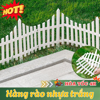 Hàng rào nhựa BUNA lắp ghép đơn giản, Hàng rào sân vườn ngoài trời (50x20cm), (50x42cm), (61x33cm)