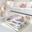 Thảm làm mát thú cưng cho mèo con mùa hè vải lụa băng thoáng khí chống cào đệm ngủ mèo dùng sàn sofa chuồng nhà êm ái