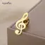 AqToCna Thép Không Gỉ Vàng Thái Ong Bướm Bông Tuyết Thổ Cẩm Pin Nữ Trang Phục Trang Sức Thiết Kế Sang Trọng Cho Công Sở Hàng Ngày Mặc AqToCna
