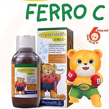 Fitobimbi Ferro C ( hộp 200ml ) Bổ Sung Sắt Kẽm Hữu Cơ Cho Bé,hỗ trợ giảm nguy cơ thiếu máu do thiếu sắt,