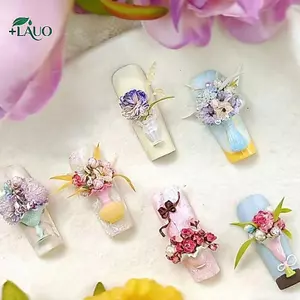 Springevenstar DIY 3D Nail Art với khuôn silicon có thiết kế bình hoa Lý tưởng cho các chuyên gia làm móng sáng tạo Springevenstar