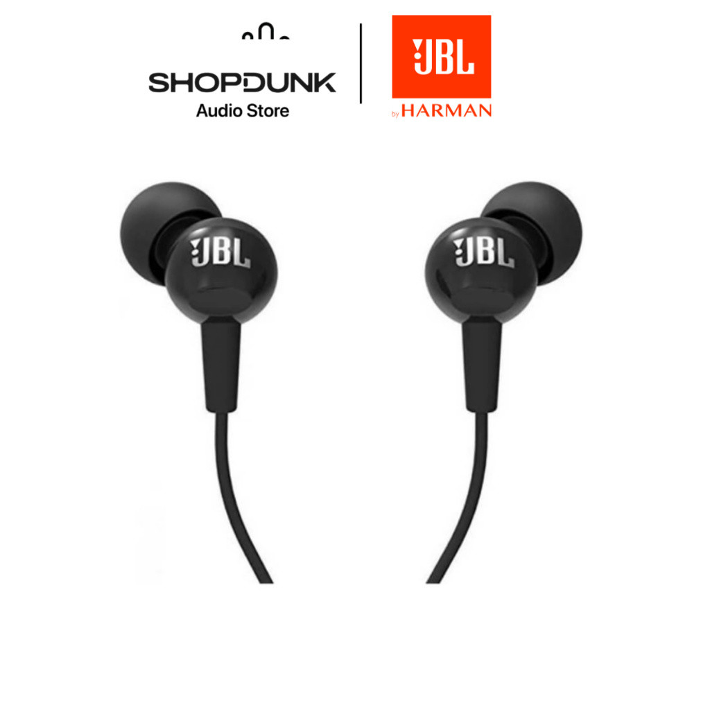 Tai Nghe Có Dây JBL C200SIU True Bass Nhét Tai In Ear Jack 3.5mm 1.2m - Hàng Chính Hãng
