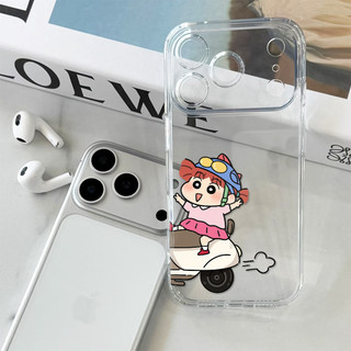 Cùng đi xe điện ỐP đIệN ThoạI Cho IPhone 17 16PRO 15Plus 14 13 12 11 Promax XR XSMAX ốP Silicon TPU MềM Trong SuốT