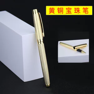 Đồng Ngọc Bút Chữ Ký Bút Bi Bút Kim Loại Bút Kinh Doanh Bút Gel Bút Vàng Văn Phòng Chữ Ký Bút FJJ1