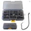 Móc rùa mỏ đại bàng bằng thép Carbon cao 7384 Thiết kế Barb 161 miếng Phụ kiện câu cá