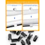 Kẹp cáp xe đạp Thiết kế mở bên hông Lắp đặt không cần dụng cụ Cấu hình mỏng