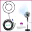 Bộ phun sương quạt Ngoài trời Misters Quạt làm mát Vòi 8 mét Vòi lọc không khí đa lỗ phun nước cho shopidaevn