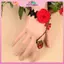 MYPANDA Thời Trang Gothic Gothic Gothic Gothic Retro Vintage Hoa Ma Cà Rồng Dép Hoa Hồng Vòng Tay Ren.