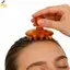 < YEI > Bàn chải Massage màu nâu hồng Tẩy tế bào chết cơ thể làm sạch kinh tuyến cho gia đình và Salon Spa Sử dụng làm săn chắc và làm mịn da mới