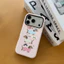 Ốp lưng iPhone Dachshund Trio nền màu hồng nhạt, áo len dễ thương & văn bản "may mắn" Tương thích với iPhone17 / 16 / 15 / 14 / 13 / 12 / 11 Pro Max Plus Vỏ bảo vệ họa tiết dòng di động 2 trong 1