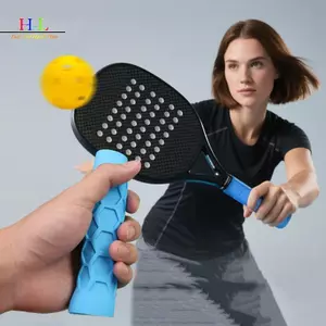 Tay cầm Raet bằng silicon có thể tái sử dụng HL cho quần vợt, tay áo hấp thụ Sho và tay cầm silicon chống trượt. LMWU