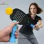 Tay cầm Raet bằng silicon có thể tái sử dụng HL cho quần vợt, tay áo hấp thụ Sho và tay cầm silicon chống trượt. LMWU