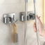 Kẹp Cây Lau Nhà Đa Năng Dán Tường Có Móc INOX 304